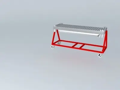 Hall A Quartz Class Calorimeter Free 3D model