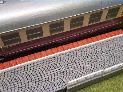 Single Edge Modular Platform Basic Set 1-87 FDM color 3D print model