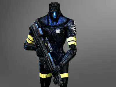 K-Tron  Low-poly 3D model