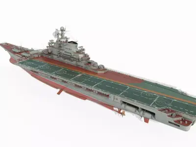 Modern Weapon Aircraft Carrier 3D model