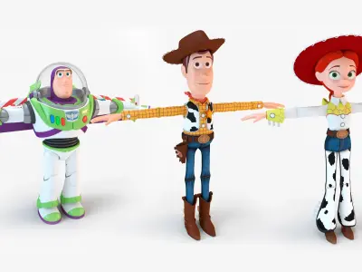 Woody Buzz Jessie RIGGED Bundle 
