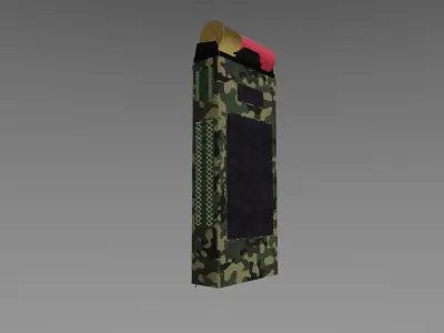 Automatic Ammo Pouch Low-poly 3D model