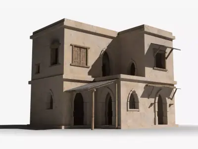 Arab x1 Low-poly 3D model