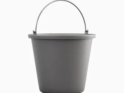 Industrial Plastic Bucket B 03 3D model