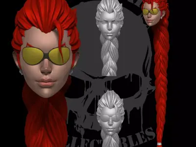 Crimson Viper S F Fan Art 3D Printable Files for Action Figures 3D print model