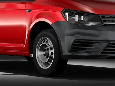 Volkswagen Caddy Panel Van L1 2RD 2017 3D model