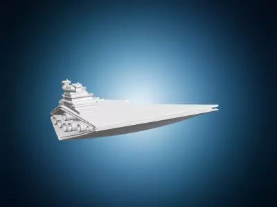 Star Destroyer 3D Print Model 3D print model