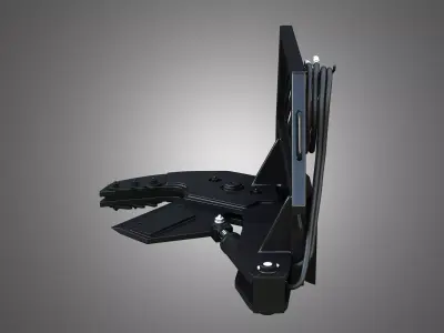 Tree Shear Compact Track - Skid Steer Loader Attachment 3D model