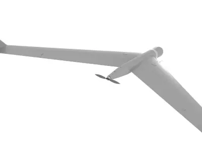 Unmanned Aerial Vehicle Zala 421 3D model