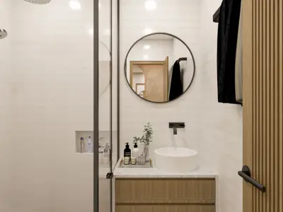 MASTER BEDROOM - INDUSTRIAL MODERN BEDROOM 3D model