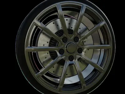 Rim 001 Free low-poly 3D model