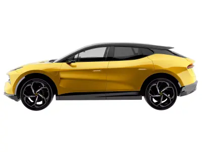 automobile Low-poly 3D model