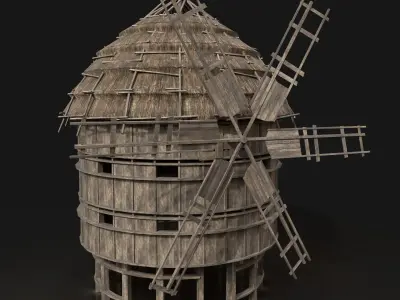 Next Gen AAA Windmill Set 3D Model Pack purchase