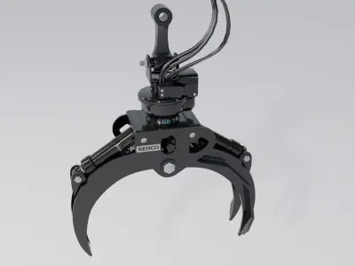 Forestry Log Grapple Low-poly 3D model