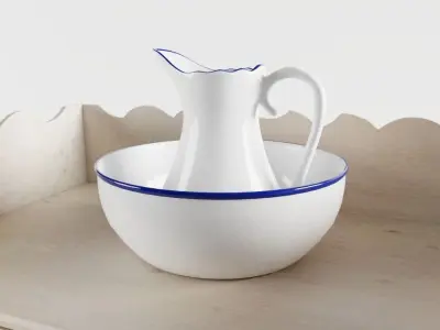 Victorian Wash Stand 3D model