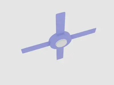  Free Fanfan  Free low-poly 3D model