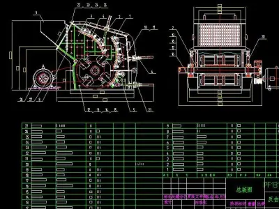 PF-1315 IMPACT CRUSHER COMPLETE DRAWING 3D model