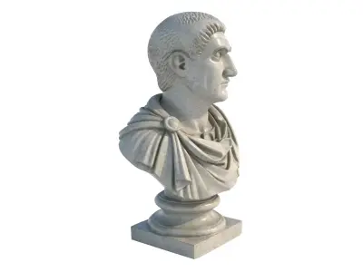 Constantine Emperor Low-poly 3D model