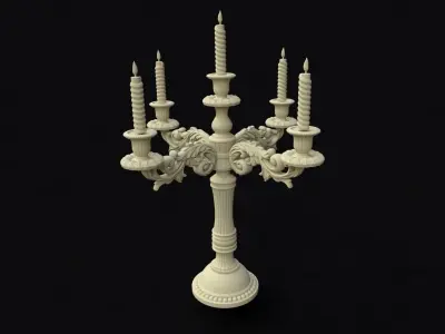 chandelier candle holder 3D model order