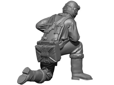 Soviet Pilot 3D print model