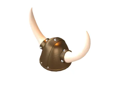 Viking Hat V1 002 Low-poly 3D model