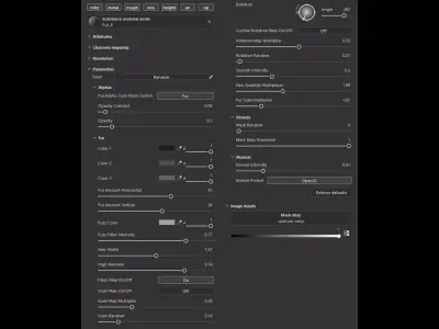 Fur Substance Material and Texture