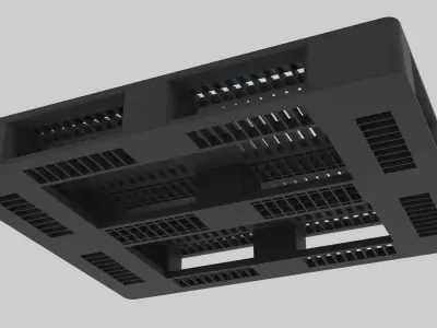 Plastic Shipping Pallet 3D model
