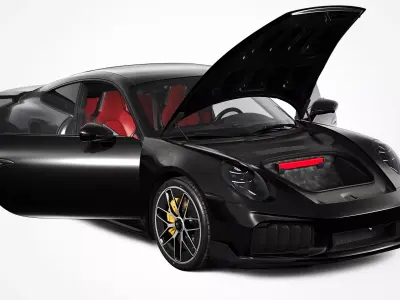 2026 Porsche 911 Turbo S SportDesign Package 3D model