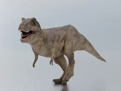 Monster Tyrannosaurus Rex Dinosaur Low-poly 3D model purchase