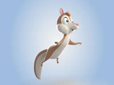 Flying Squirrel 3D model