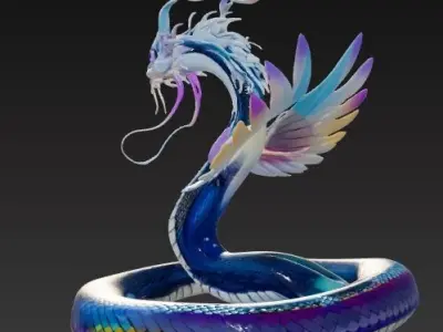 Snake Free 3D print model