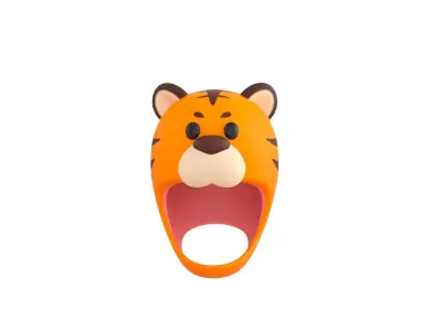 Prop040 Tiger Hat 3D model