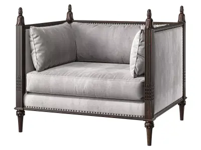  ebanista villandry armchair 3D model