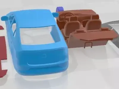 Seat Toledo 2013 Printable Car 3D print model