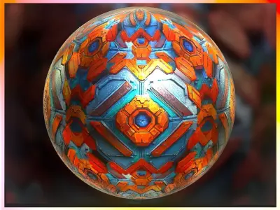 PBR Sci-Fi Seamless Realistic Material SBSAR 4k Texture 026 Texture