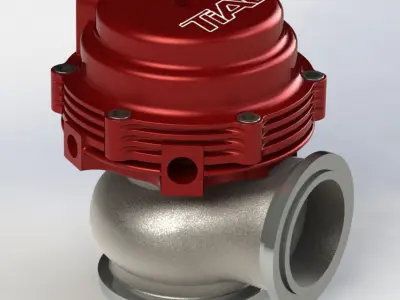 Tial turbo wastegate Free 3D model