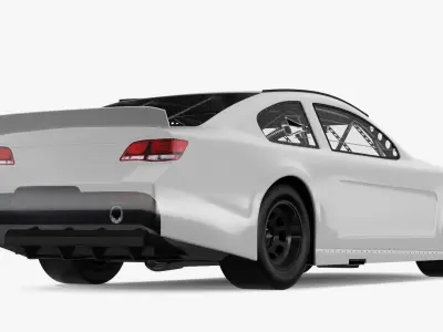 Racing Car Clean 3D model