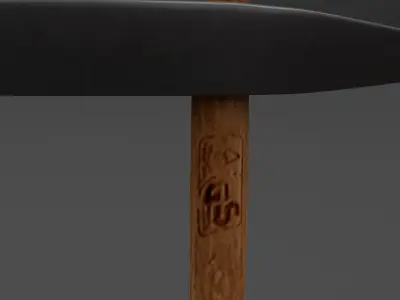 Hammer axe Free low-poly 3D model