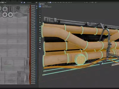 Sci Fi Kit Free 09 vent pipe Free 3D model