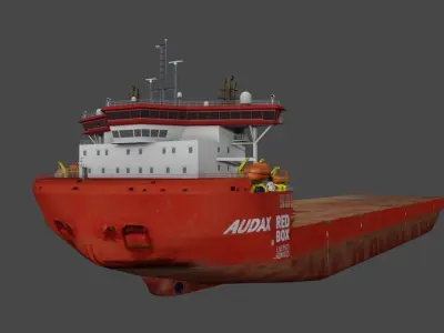 Heavy Load Carrier Audax Low-poly 3D model