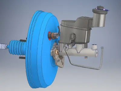 car master cylinder 3d model 3D model