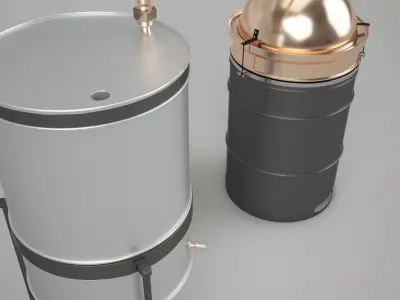 Brewery Tank 3D model