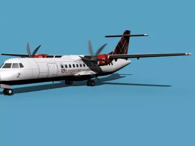 ATR  ATR-72-600 Logan Air 3D model