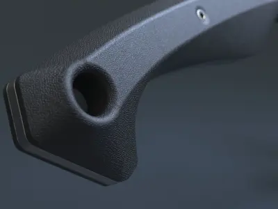 Hunting and combat modern Axe 3D model