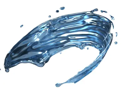 Water Splash 27 3D model