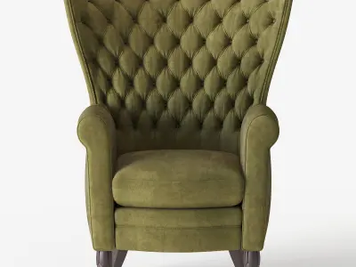 Bergere Armchair 3D model