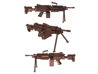 SAR 556 MT 3D print model