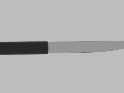 Low Poly Knife 3 Free low-poly 3D model