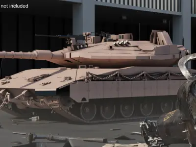 Israeli Tank Merkava 3D model