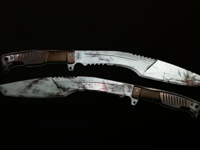 Kukri knife 3D model order